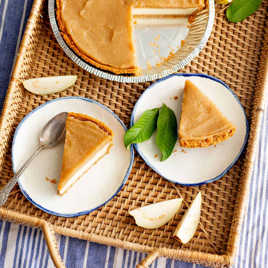 Vanilla, Ricotta Cheese and Guava Pie Recipe