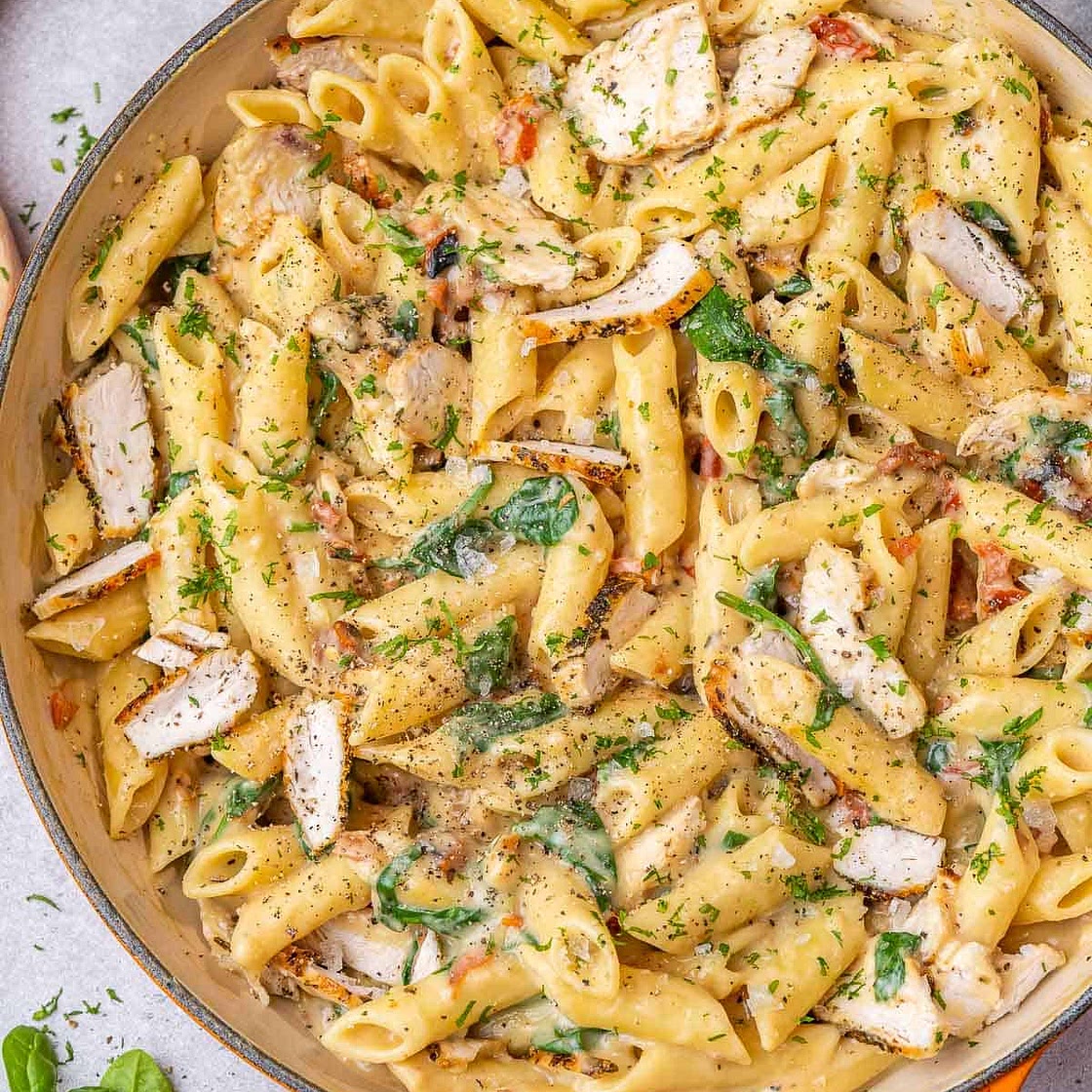 Chicken Spinach Pasta
