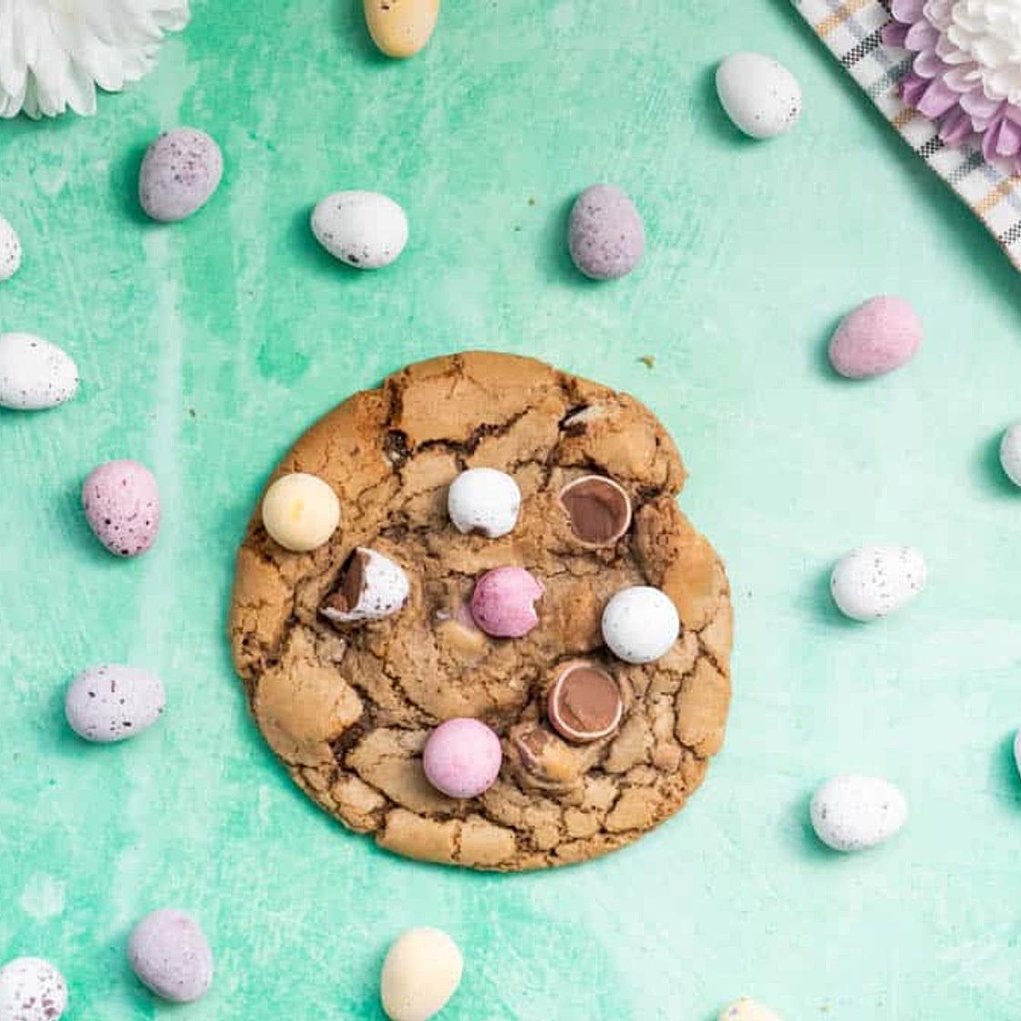 Easy Easter Chocolate Mini Egg Biscuits
