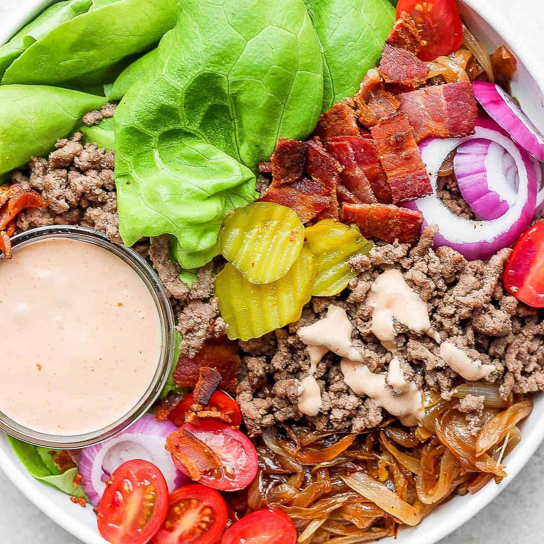 Burger Bowl Recipe + Special Sauce