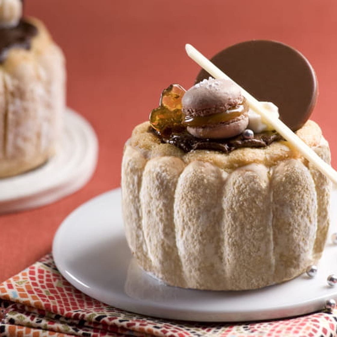 Petites charlottes chocolat orange