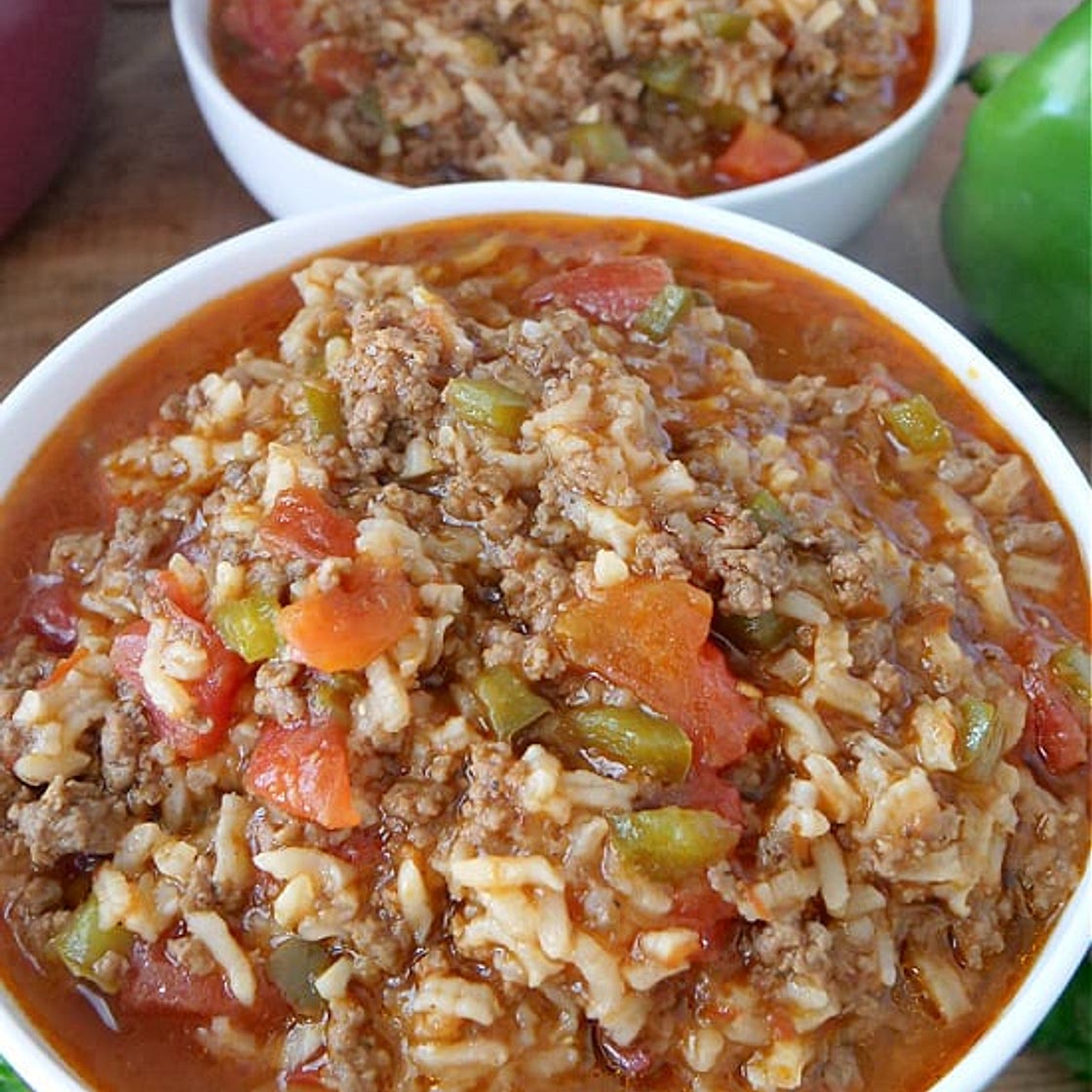 Stuffed Bell Pepper Soup