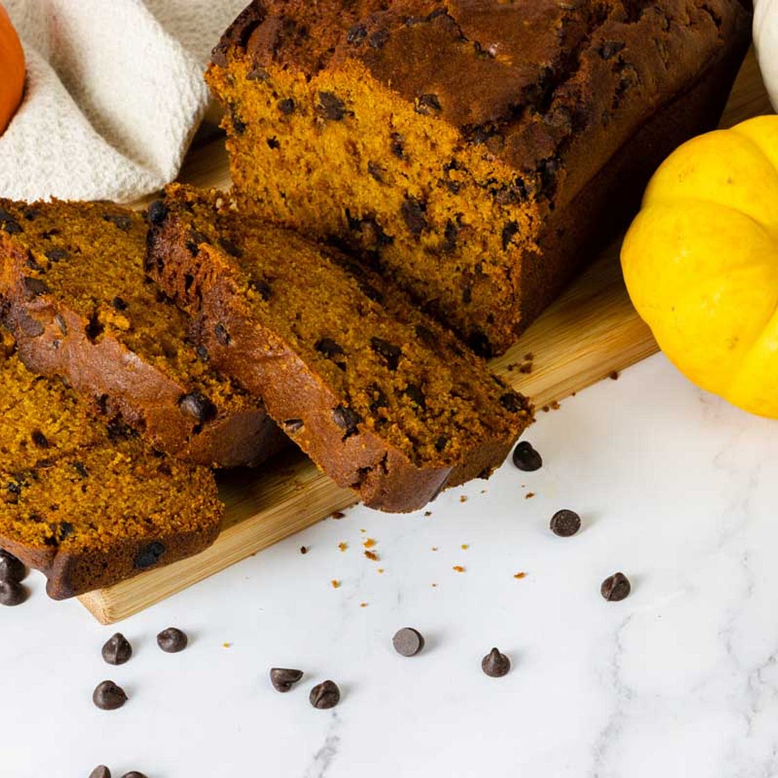 Pumpkin Chocolate Chip Bread