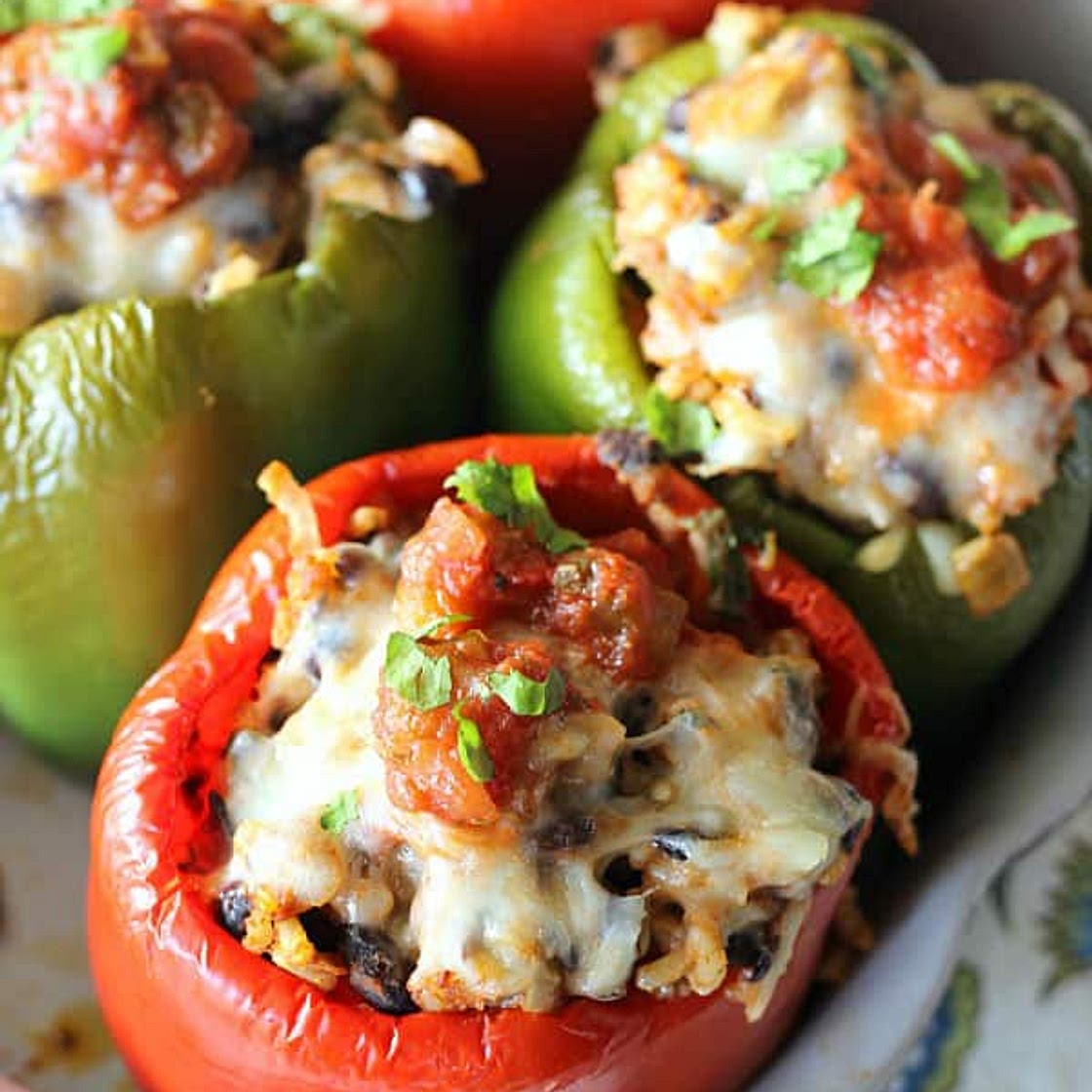 Black Bean Stuffed Peppers