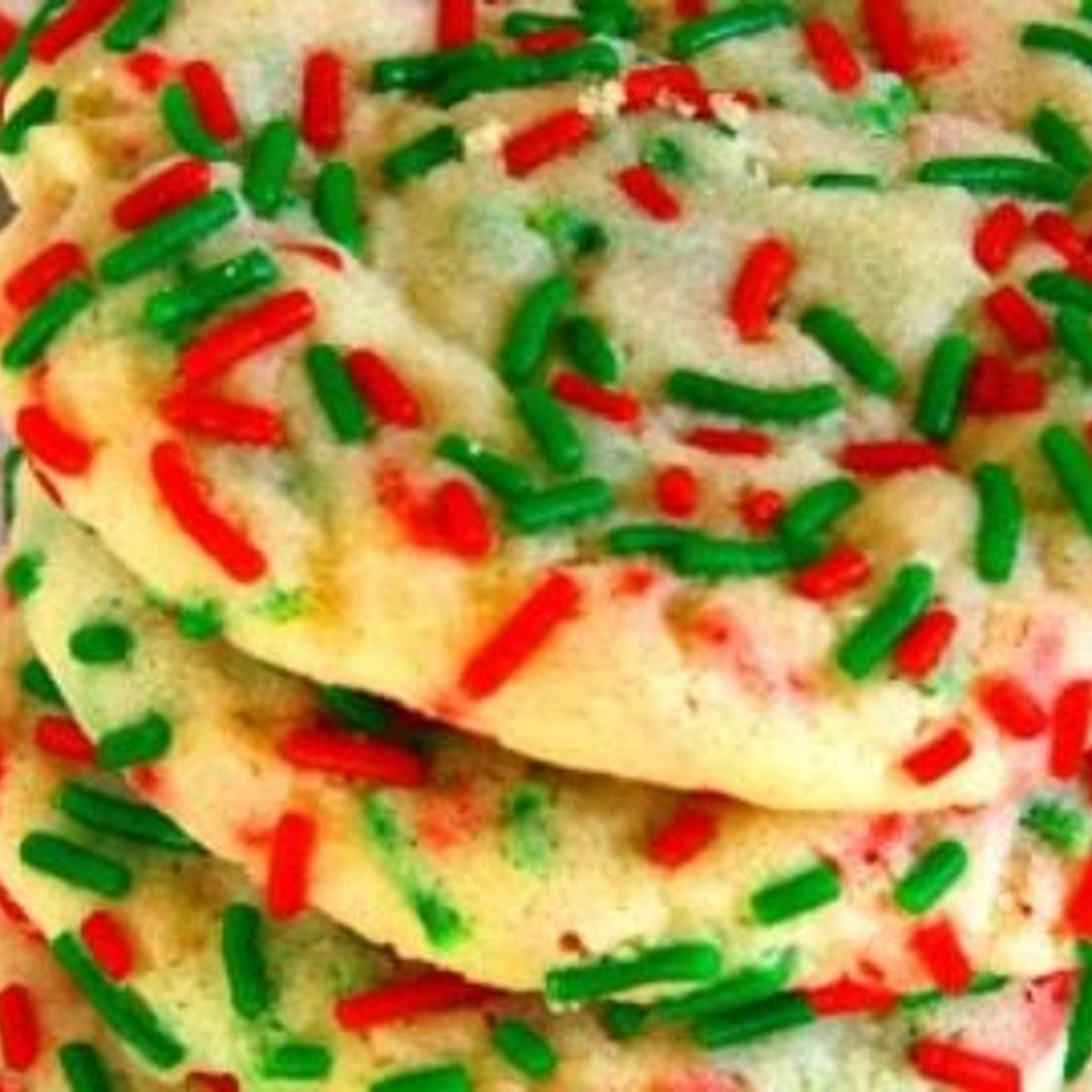 Christmas Confetti Cookies