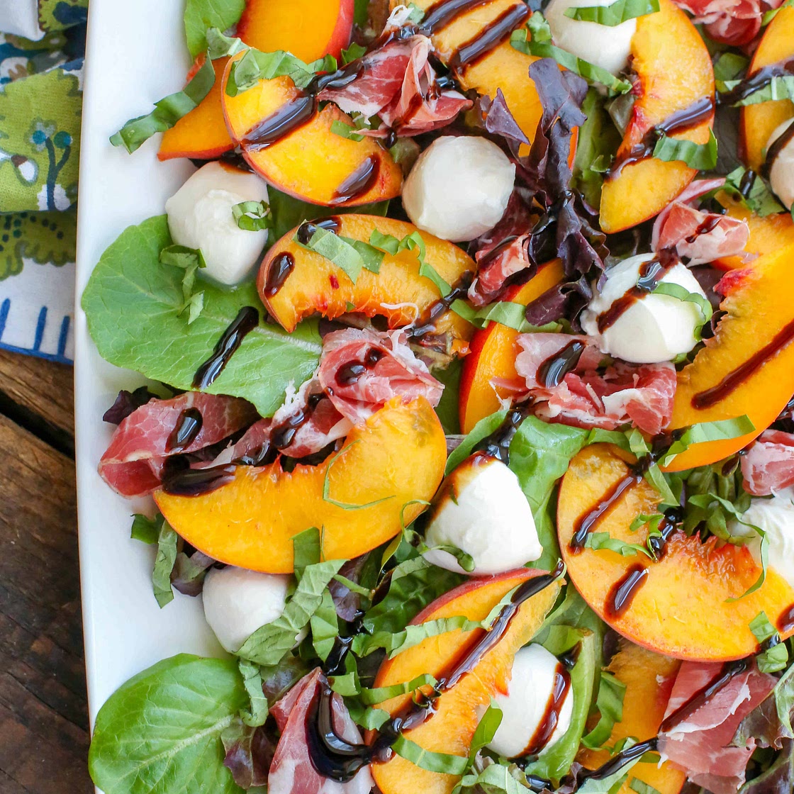 Peach Caprese Salad