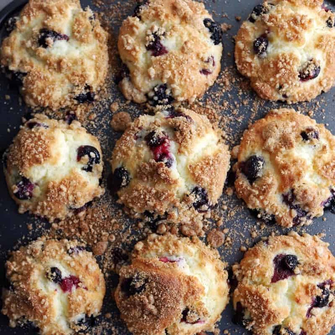 Low FODMAP Lemon Blueberry Muffins