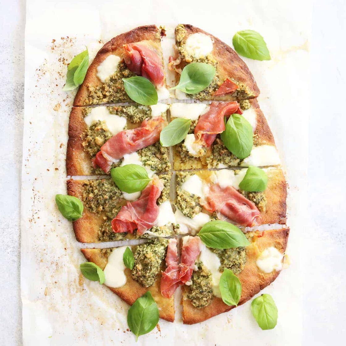 Prosciutto + Pesto Flatbread