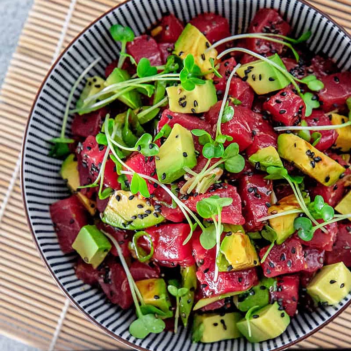 Tuna Poke With Avocado