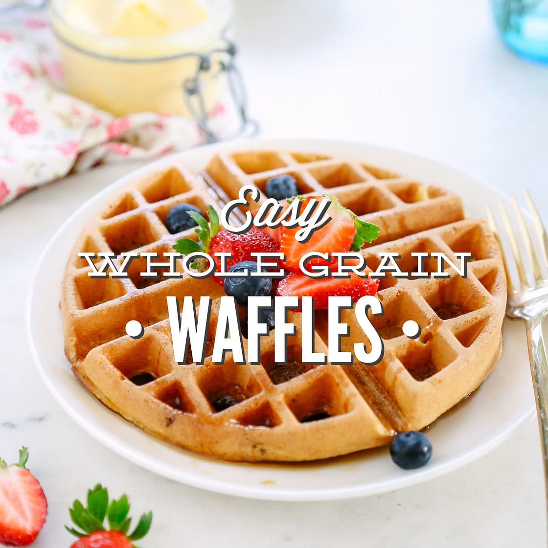 Easy Einkorn Waffles (Freezer-Friendly)