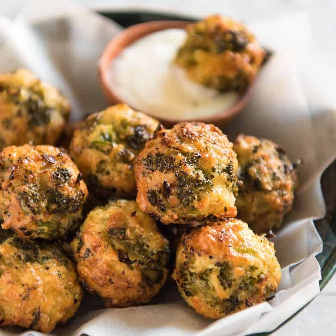 Baked Broccoli Cheese Balls