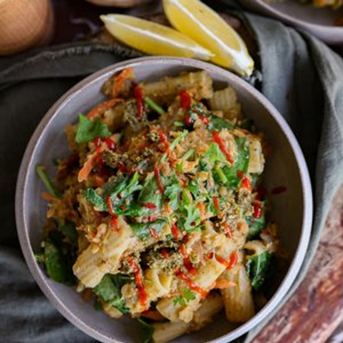 Red Lentil Bolognese Pasta