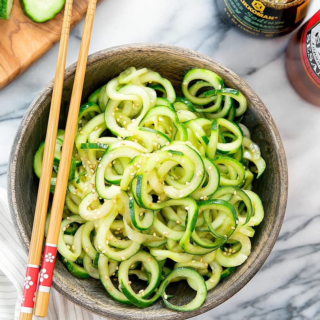 Sesame Cucumber Noodles