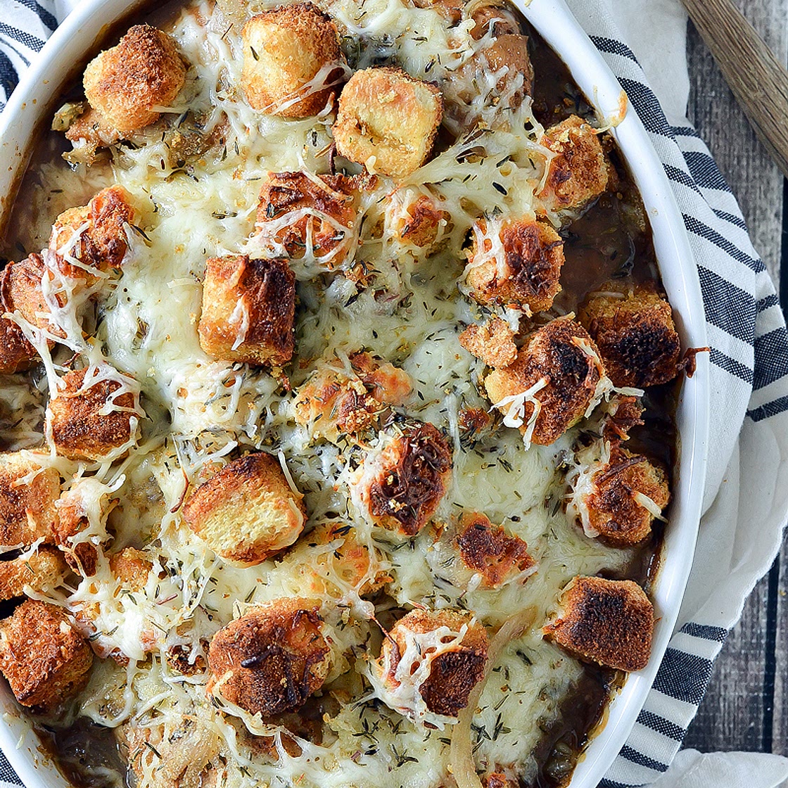 Slow Cooker French Onion Chicken