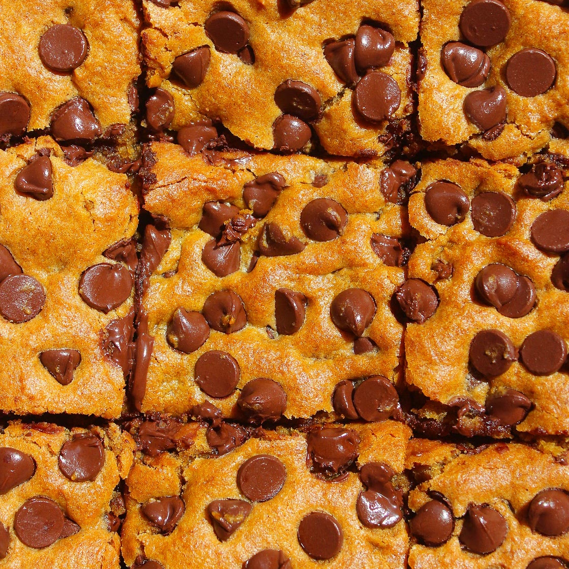 Pumpkin Chocolate Chip Bars