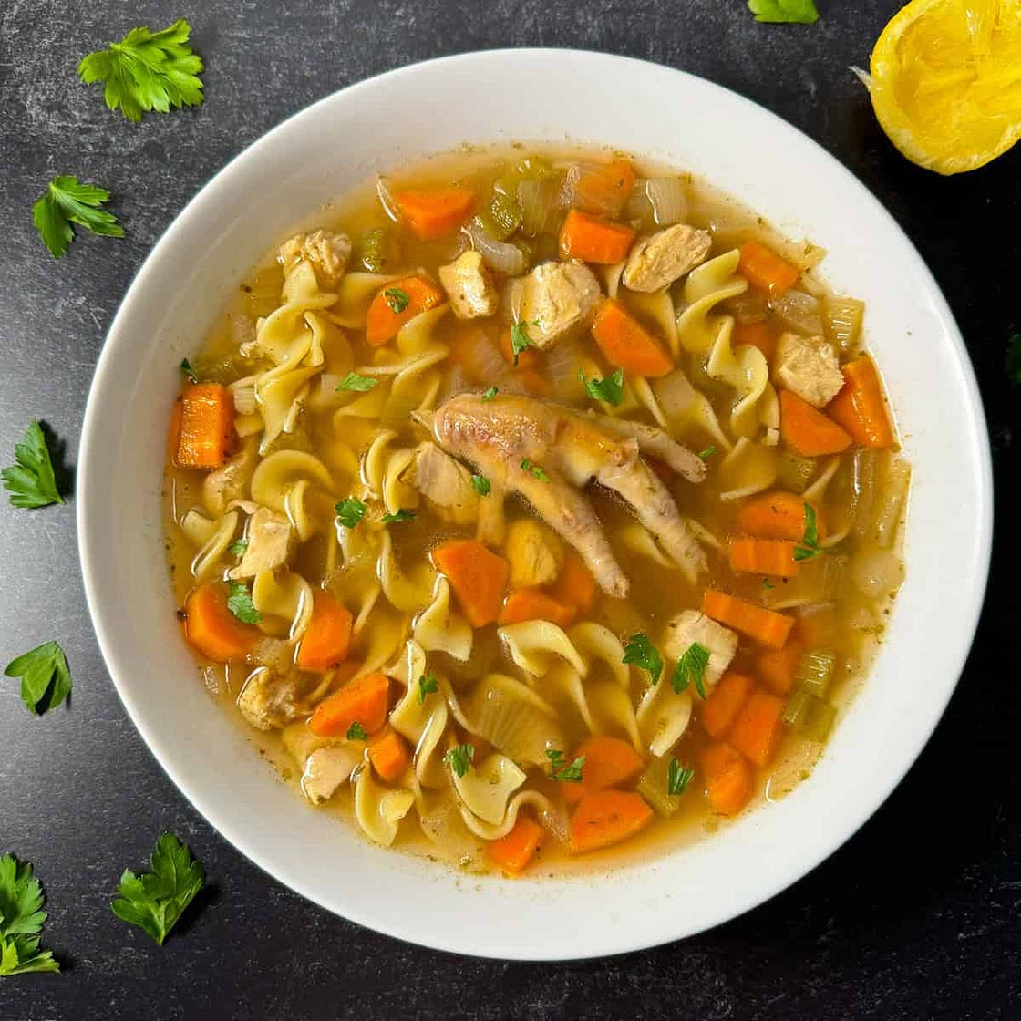 Chicken Feet Soup Recipe (Slow Cooker)