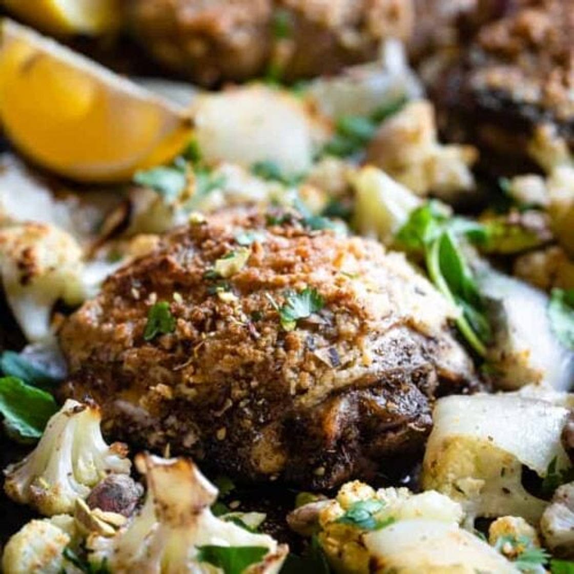 Baked Chicken Thighs (with Za’atar - Paleo)