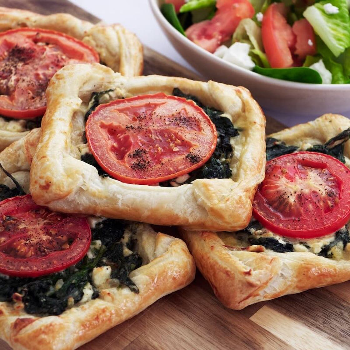 Spinach and Feta Galettes