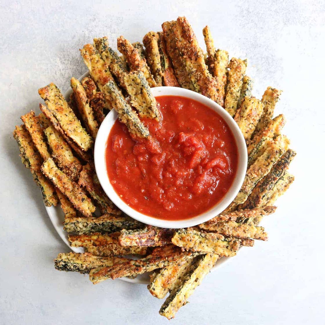 Parmesan Crusted Zucchini Fries
