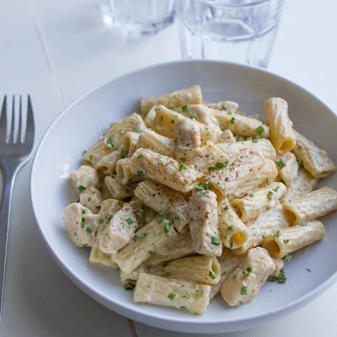 Chicken Pesto Alfredo Pasta