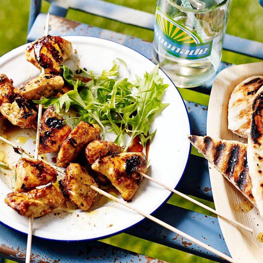 Easy chicken kebabs