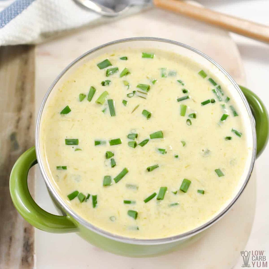 Keto Cream of Asparagus Soup