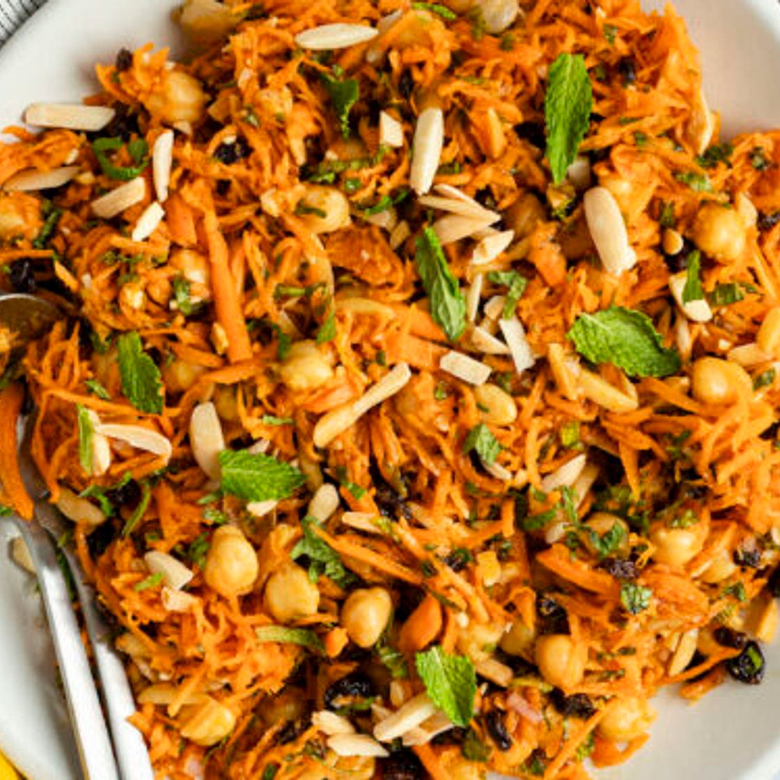 Moroccan Carrot & Chickpea Salad