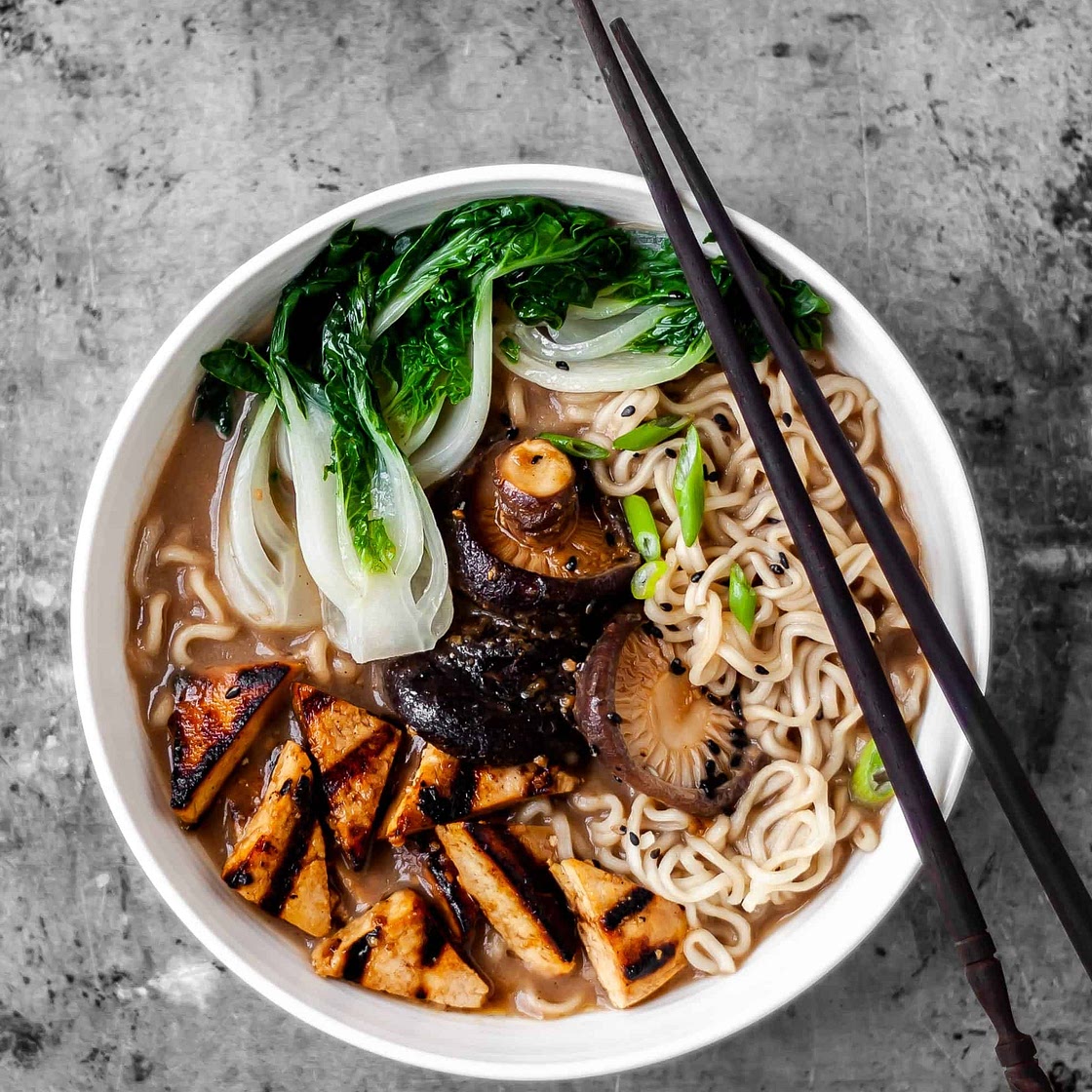 Vegan Mushroom Miso Ramen