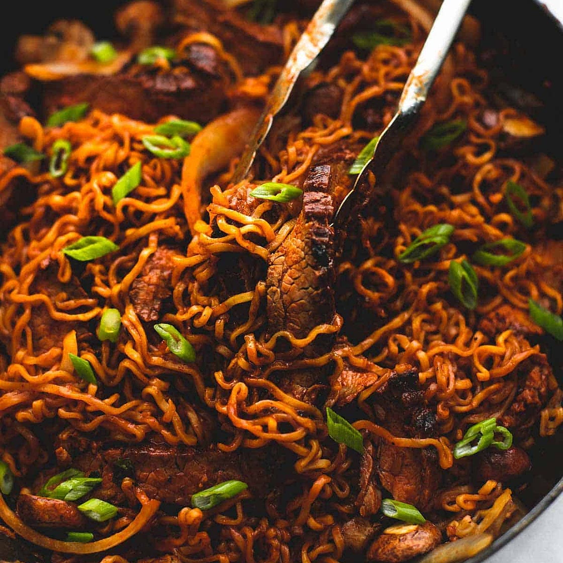 Spicy Korean Beef Noodles