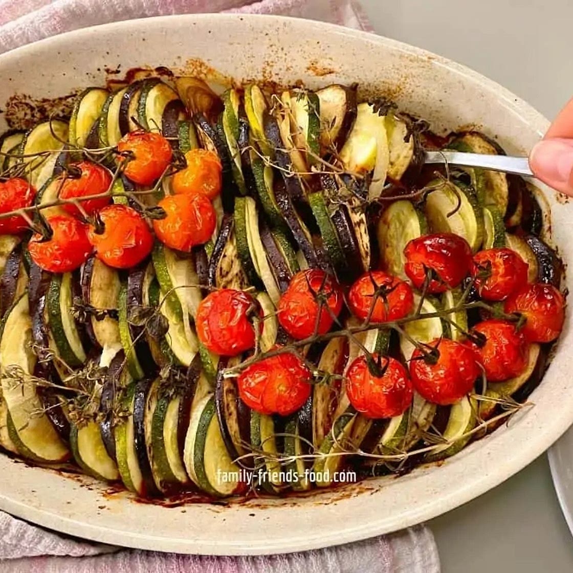 Mediterranean vegetable tian