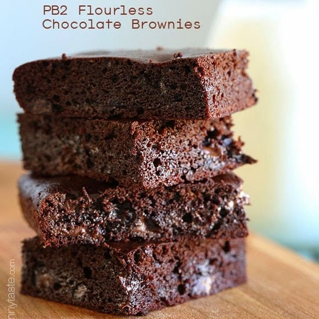 PB2 Flourless Chocolate Brownies