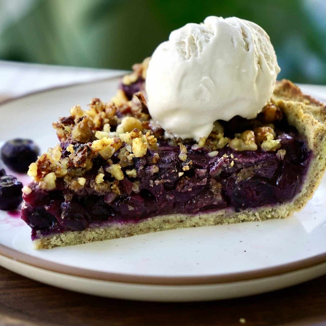 Vegan Blueberry Pie