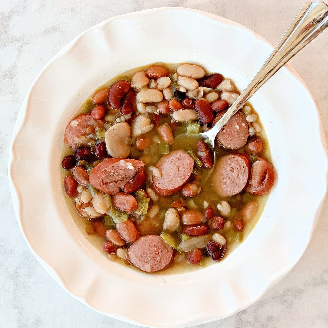 Instant Pot 15 Bean Soup with Sausage