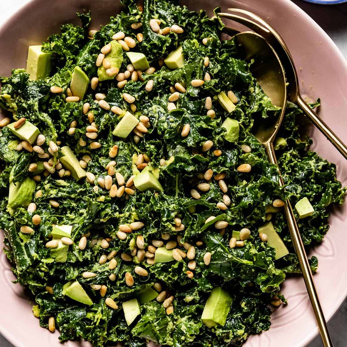 Kale Avocado Salad Recipe