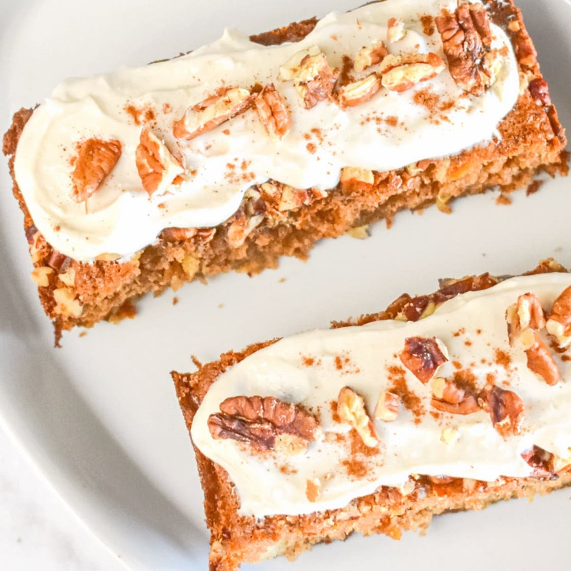 Frosted Carrot Cake Loaf