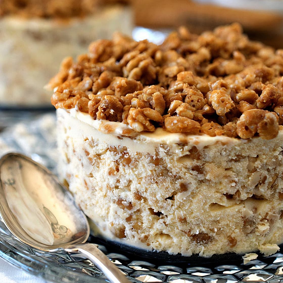 Peanut Crunch Ice Cream Cake