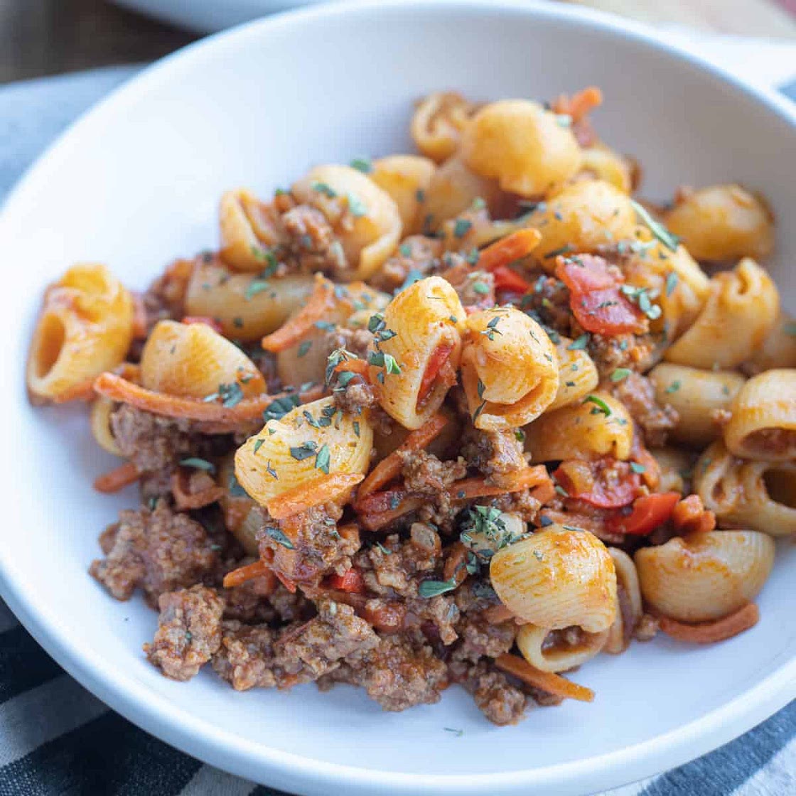 Sloppy Joe Pasta Recipe