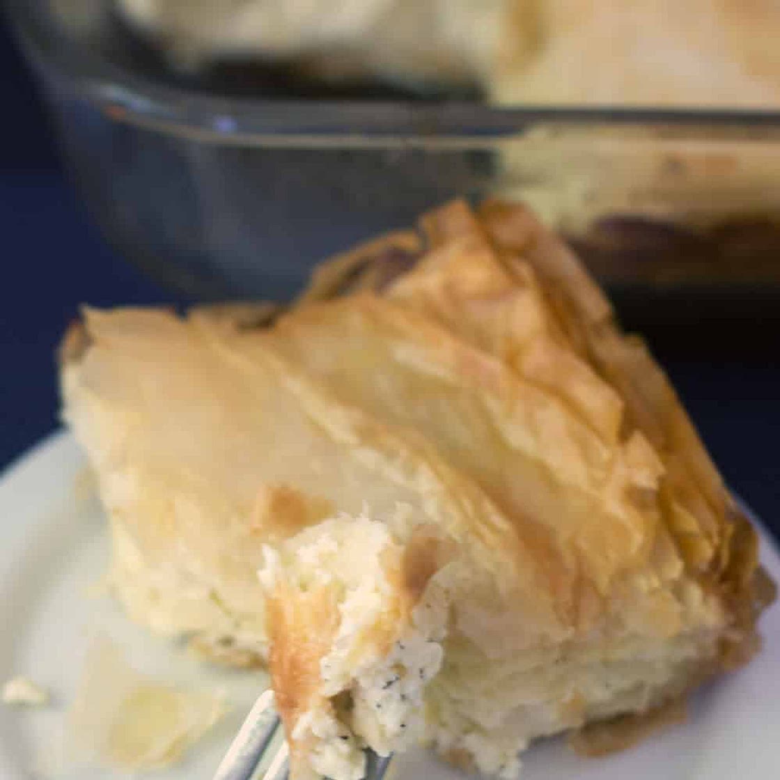 Cheese-filled Serbian Gibanica