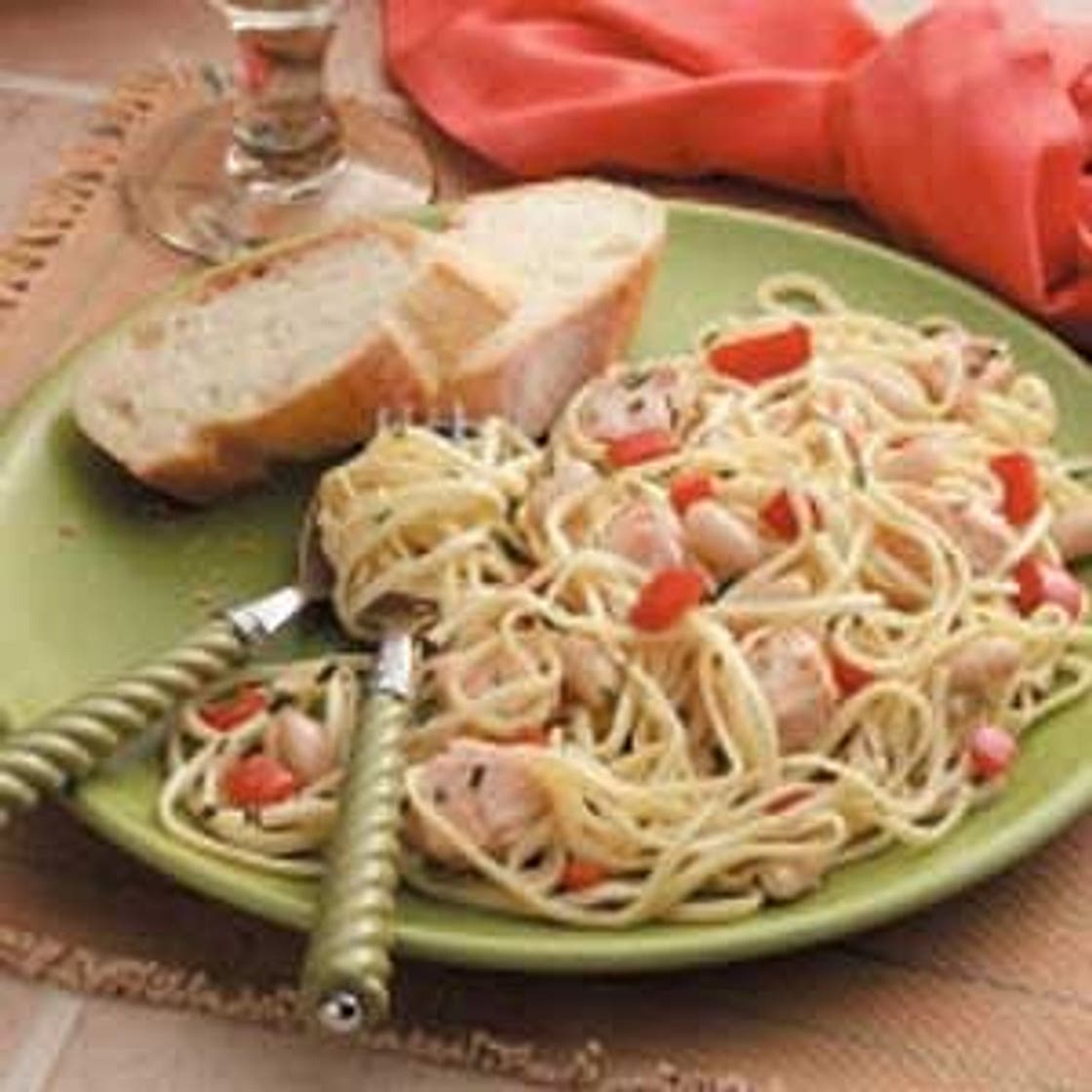 Tuscan Salmon Pasta