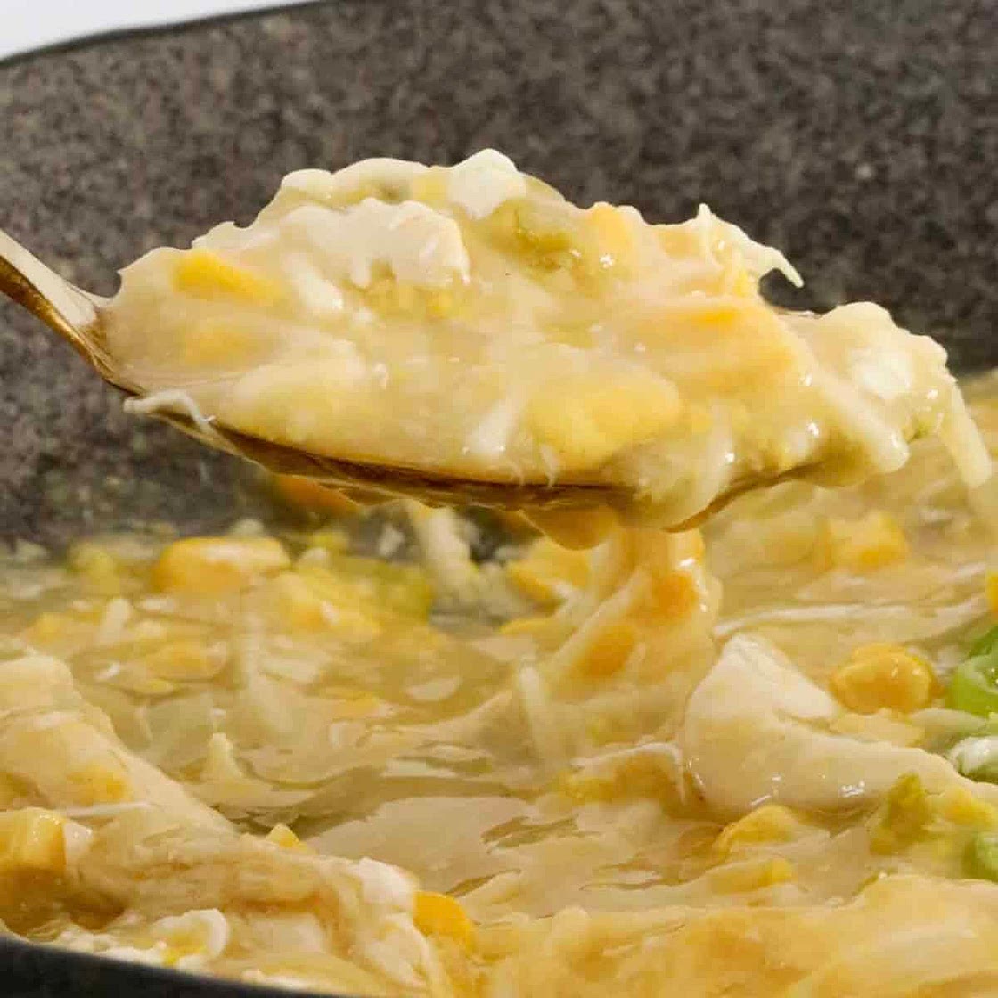 Chicken, Corn And Noodle Soup