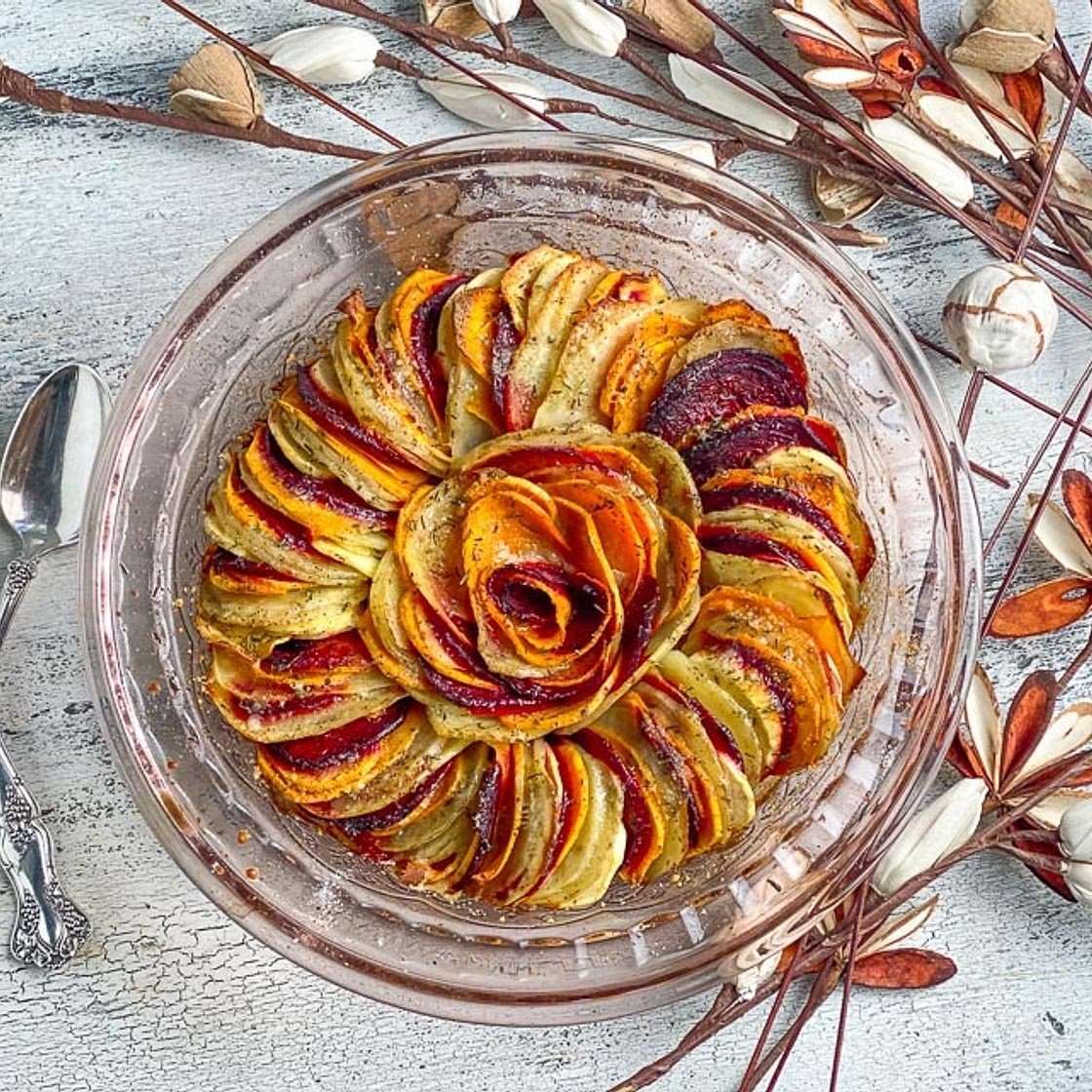 Low FODMAP Root Vegetable Tian