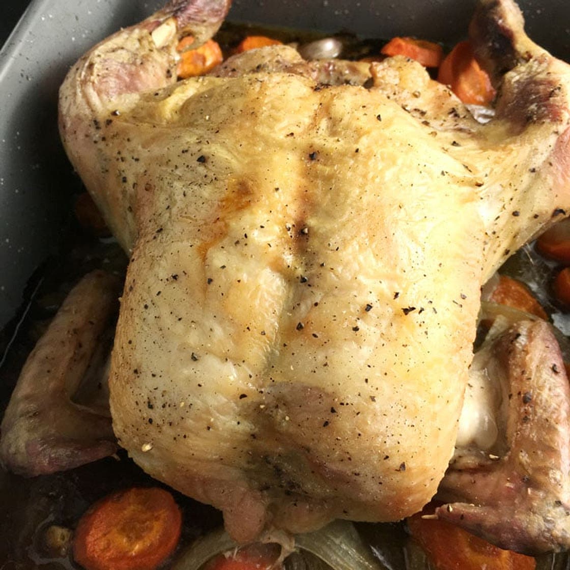 Dry Brined Roast Chicken
