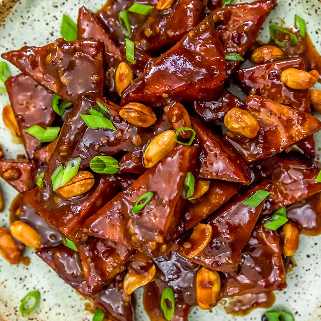 Oil-Free Kung Pao Tofu