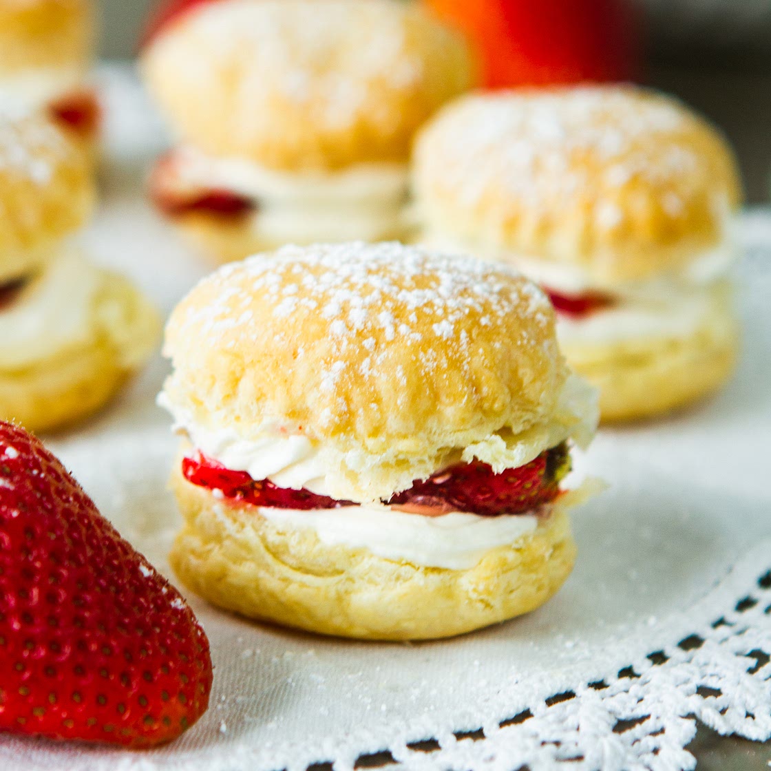 Mini Strawberry Napoleons