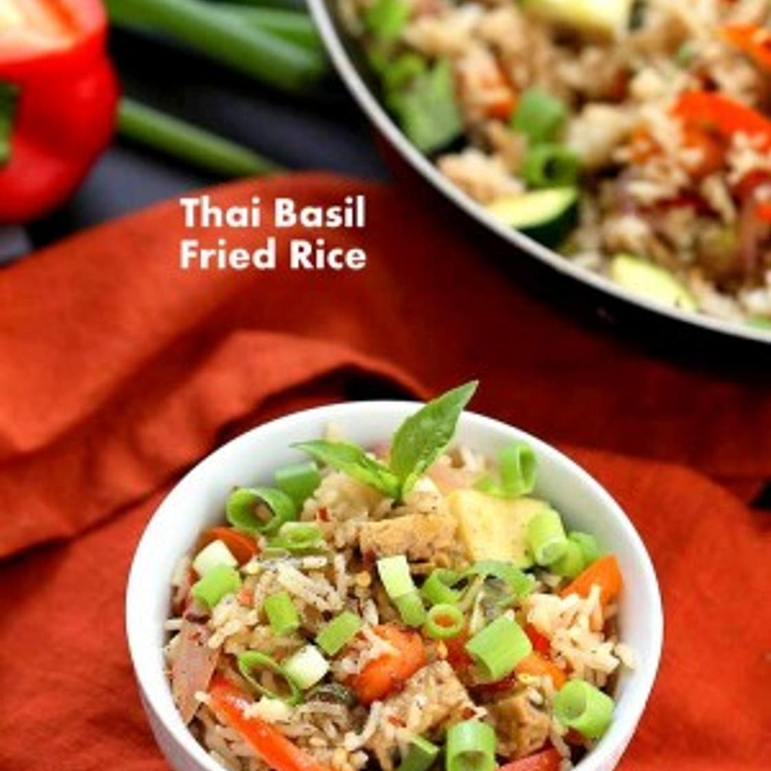Vegan Thai Basil Fried Rice