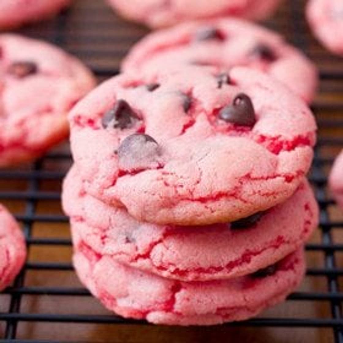 Strawberry Chocolate Chip Cookies