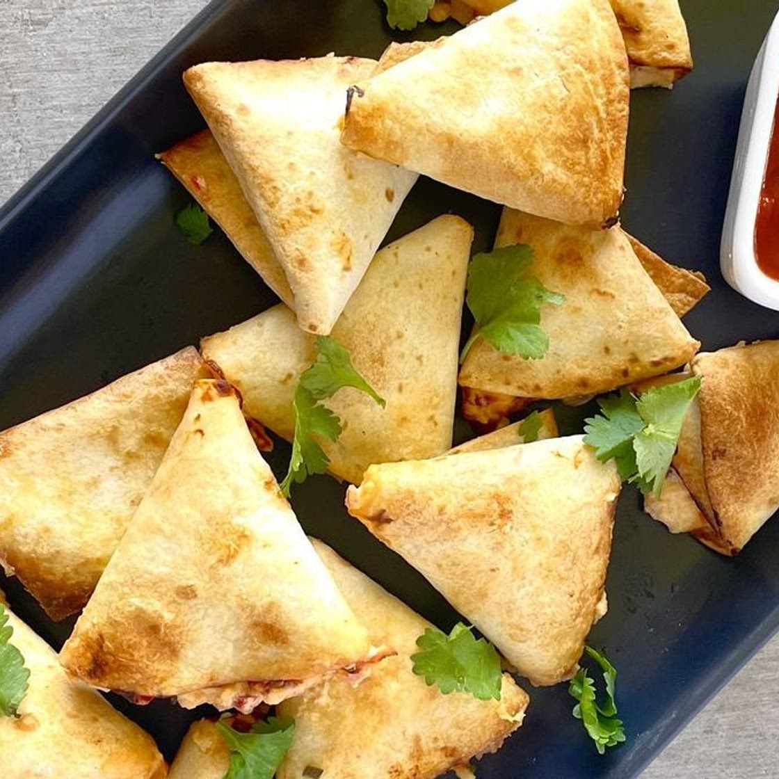 Air fryer supreme pizza bites recipe