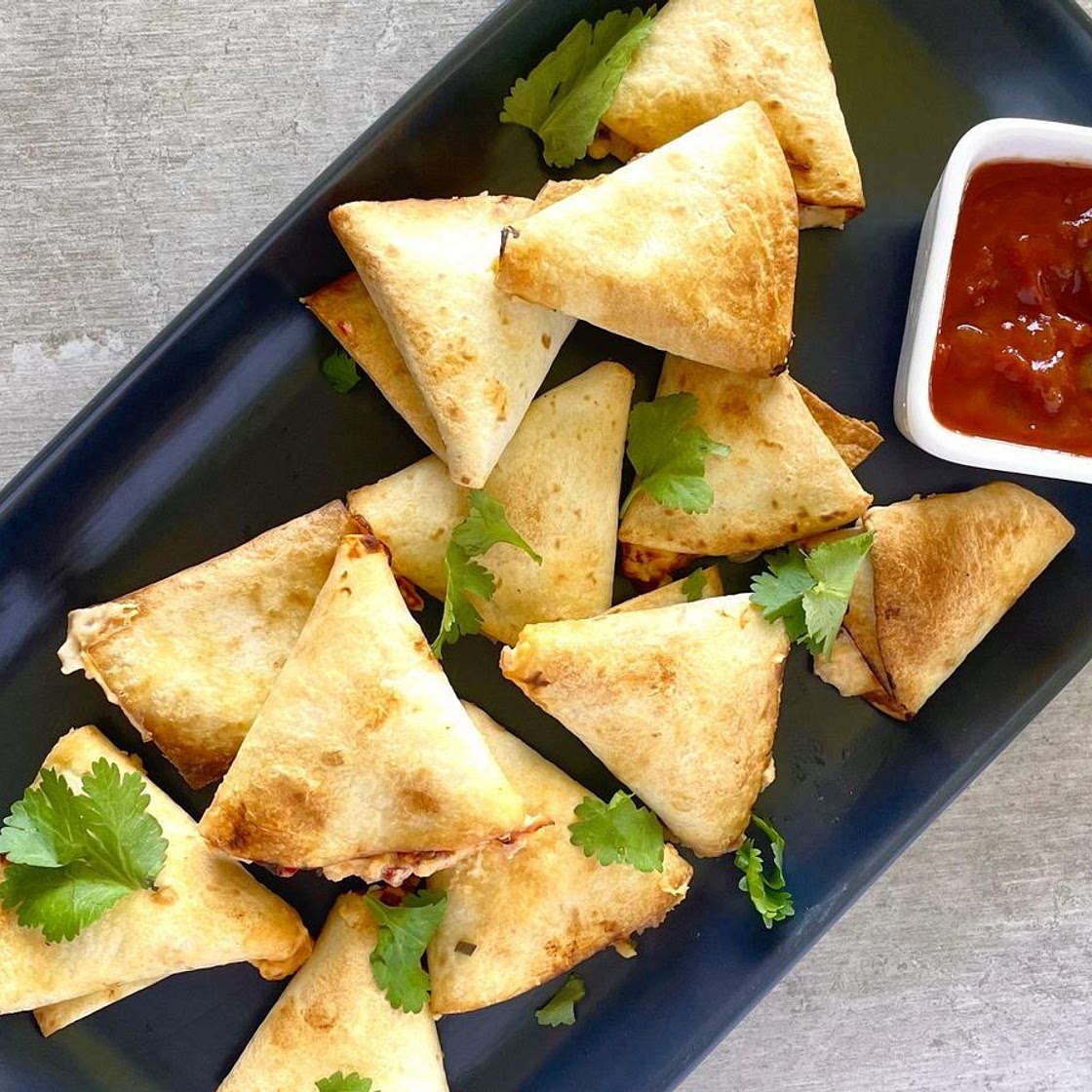 Air fryer supreme pizza bites recipe