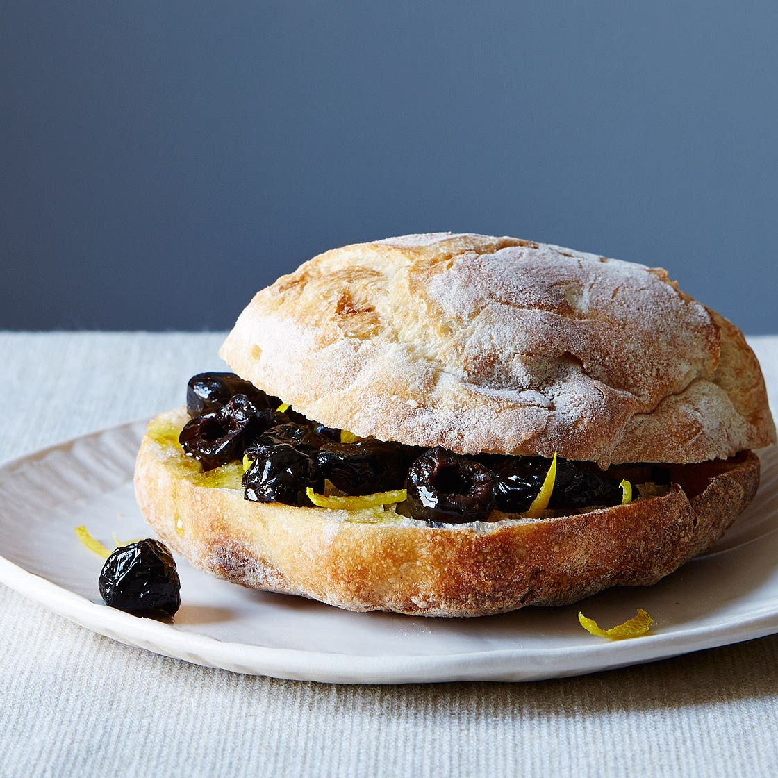 Viana La Place's Umbrian Black Olive Panino