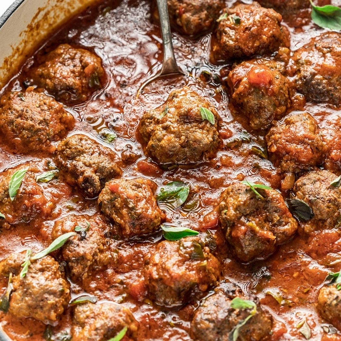 Meatballs in Marinara Sauce